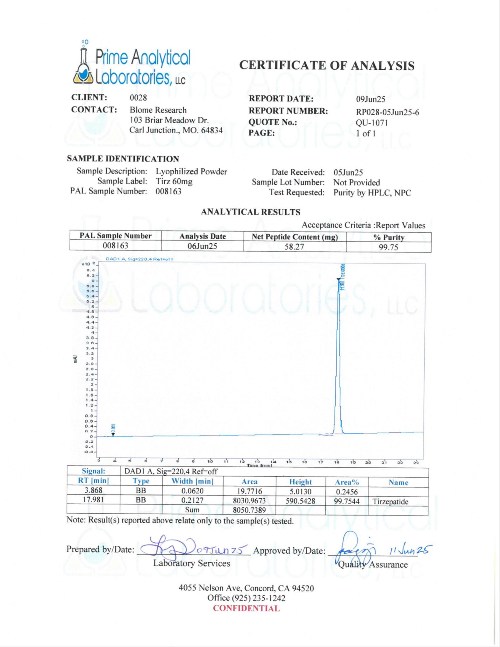 Testing Reports